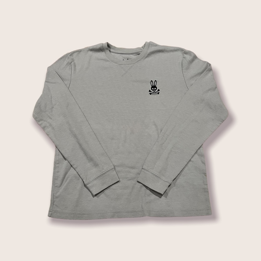 Psycho Bunny Thermal Long Sleeve Shirt Size M